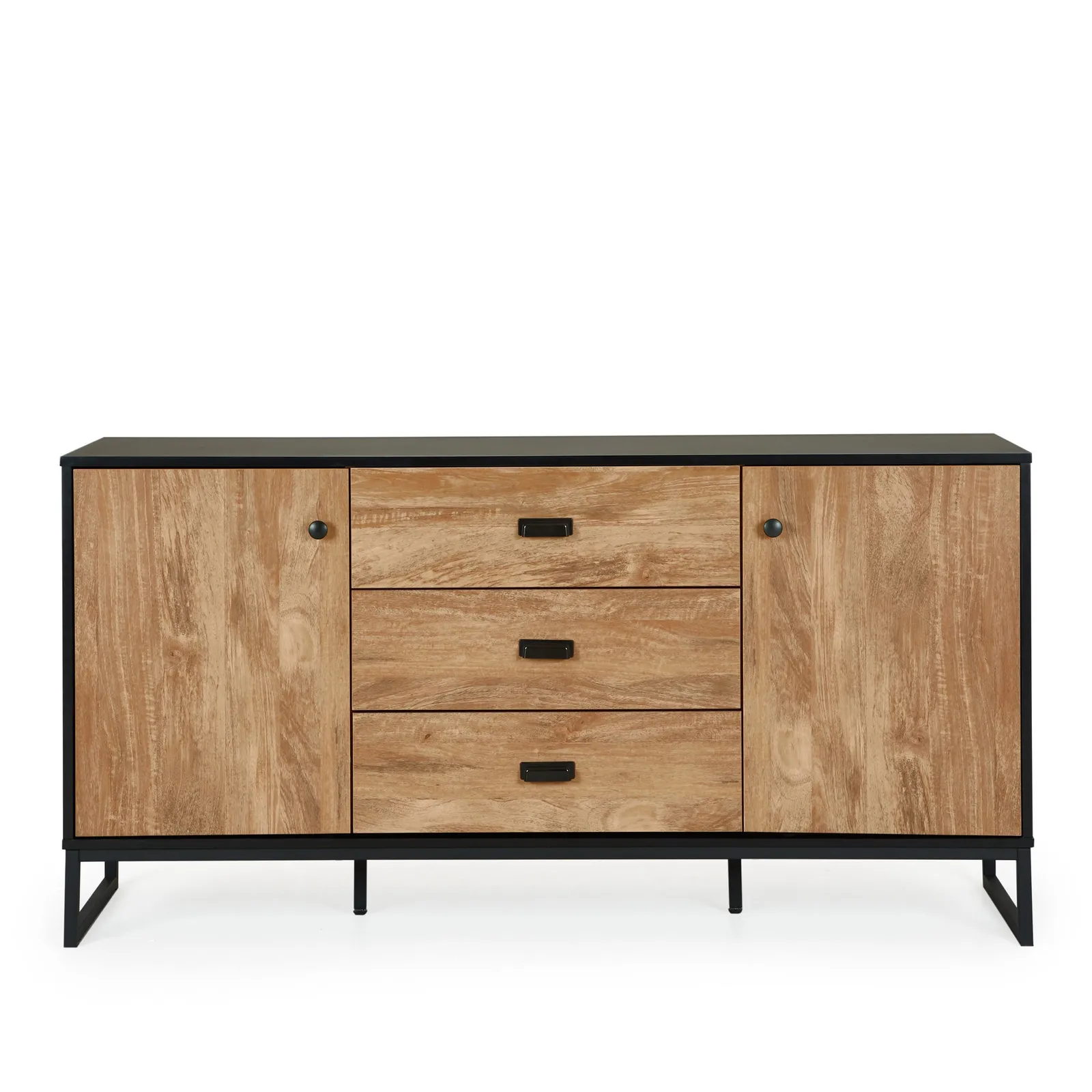 Greenwich Large Sideboard Black and Brown