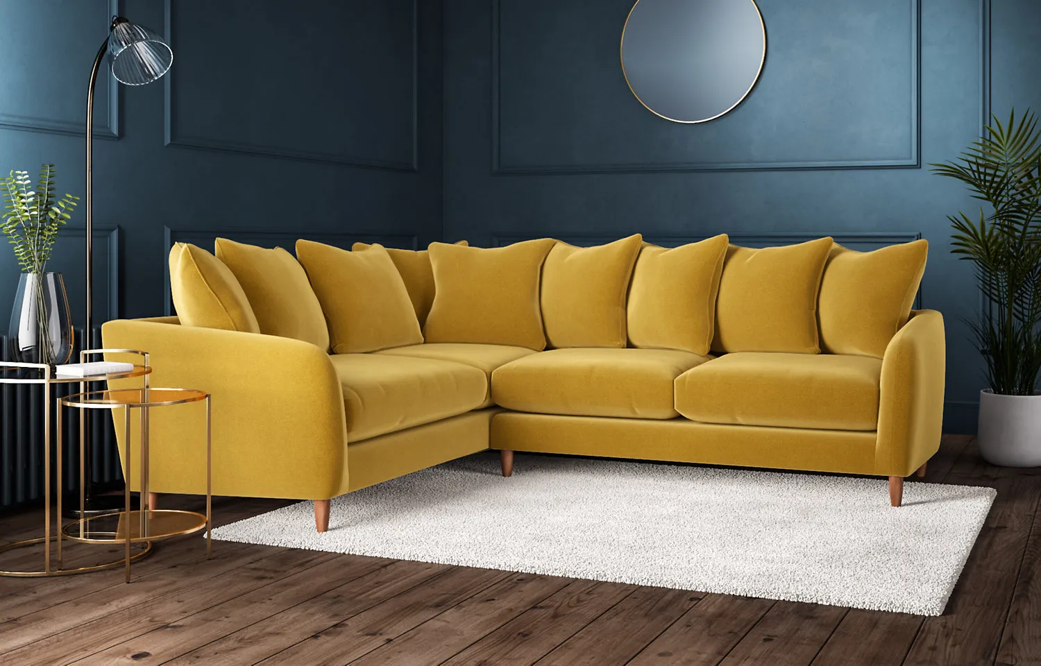 M&S Mia Scatterback Corner Sofa (Left-Hand)