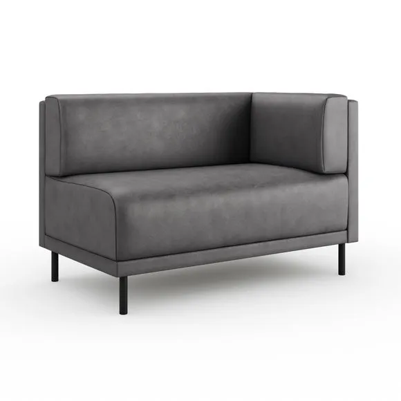 Mae Corner Dining Bench, Faux Leather 6