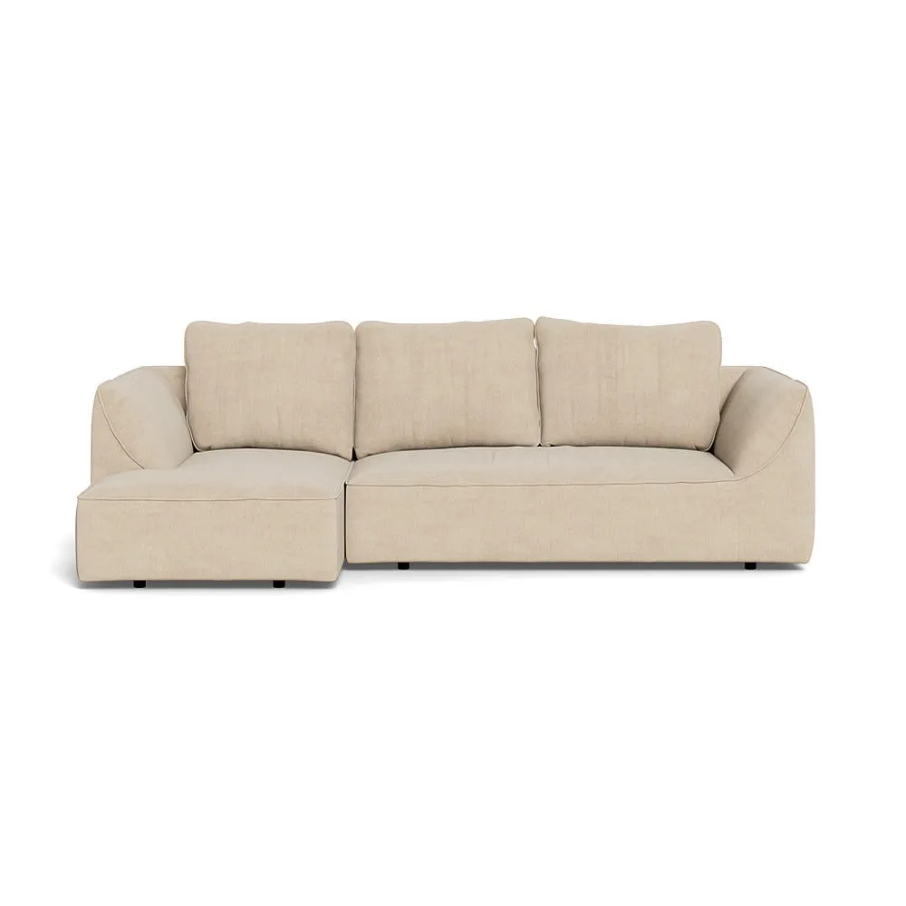 Heal's Morven Left Hand Facing Corner Chaise Sofa Brushed Cotton Oat 1