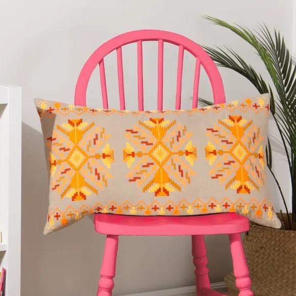 Furn. Kalina Cotton Rectangle Cushion