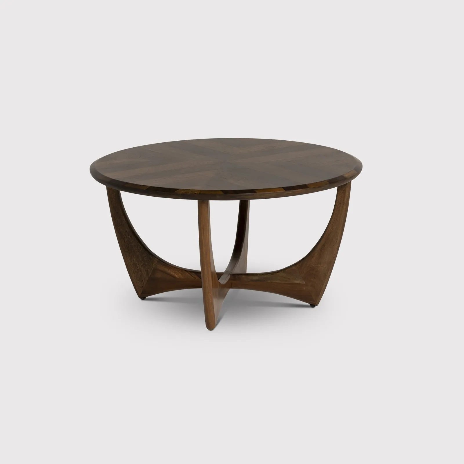Lockley Round Coffee Table, Round, Saman Wood | Barker & Stonehouse