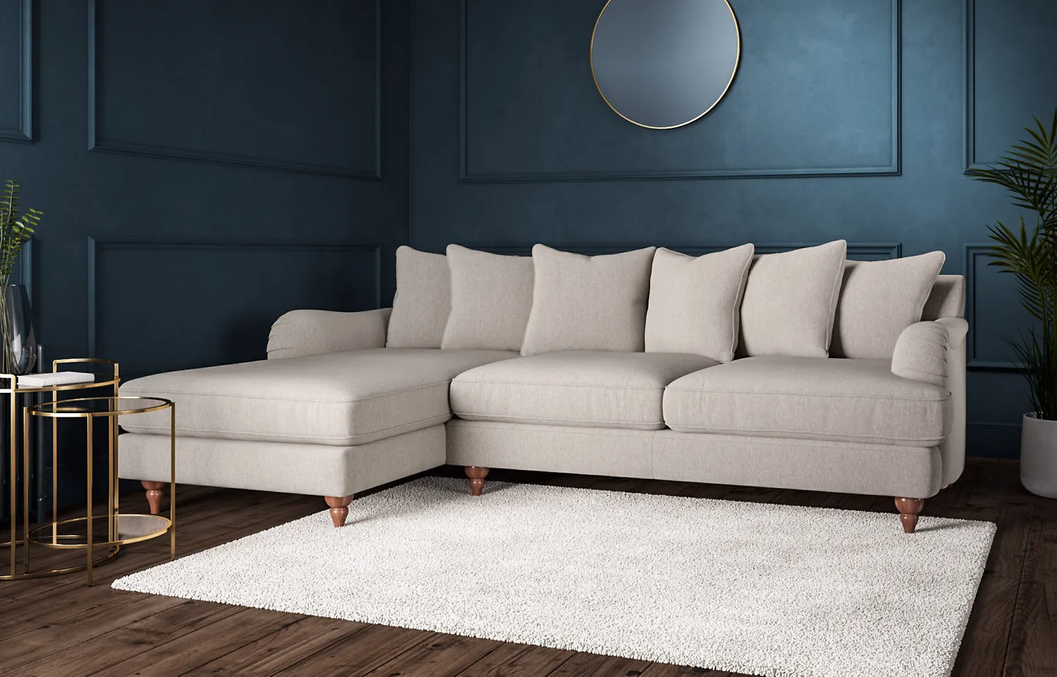 M&S Rochester Scatterback Chaise Sofa (Left-Hand)