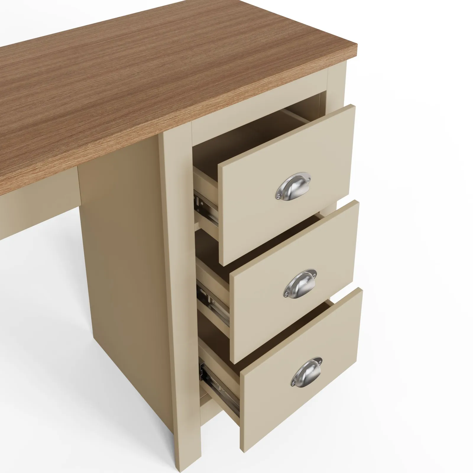 GFW Lancaster Study Desk in Cream 6