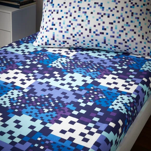 Pack of 2 Pixel Fitted Sheets