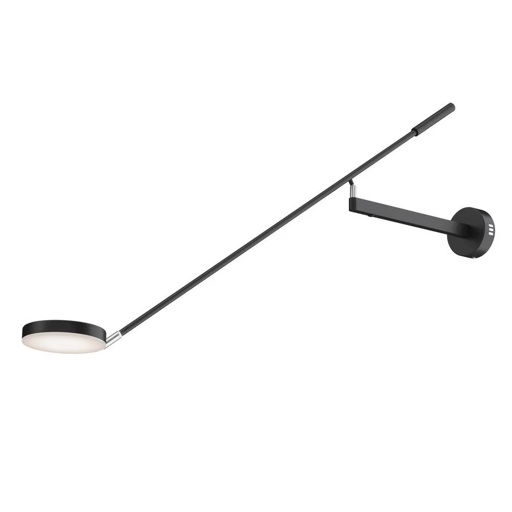 Netlighting Maytoni Fad Modern Dimmable Integrated LED Wall Lamp Black 3000K