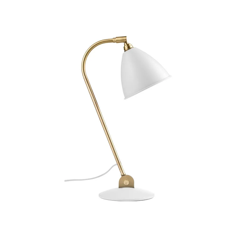 Gubi Bestlite BL2 Table Light Brass Base White Shade 2