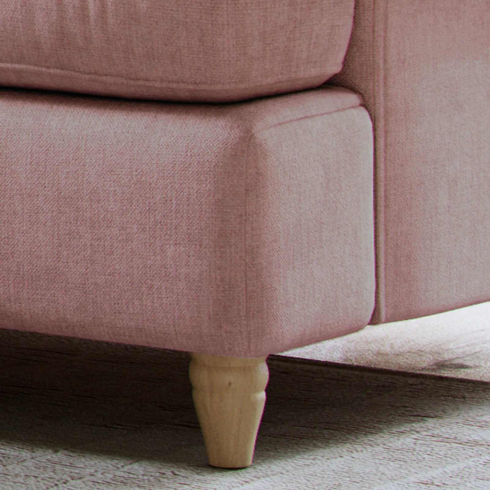 The Great Sofa Company Beatrice Sofa Bed, Soft Pink in Light Pink 5