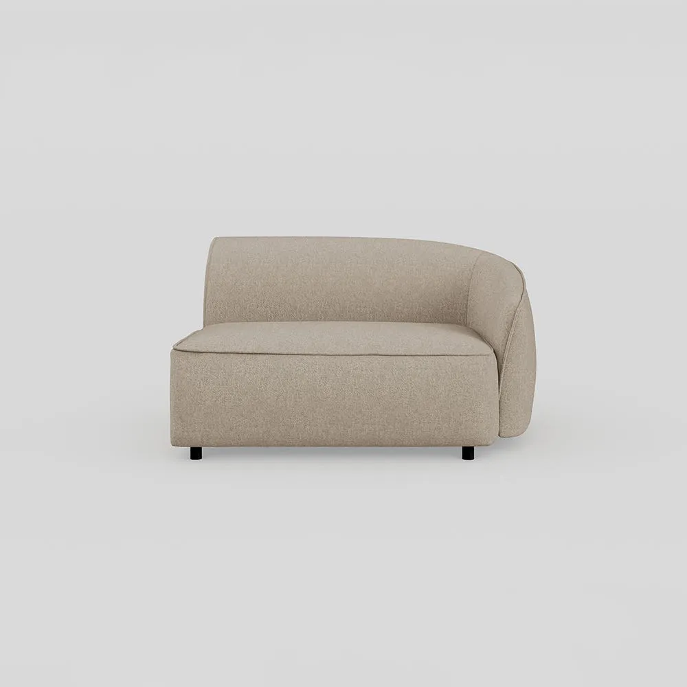 Heal's Aurelie Large Corner Module RHF Broadweave Putty 1