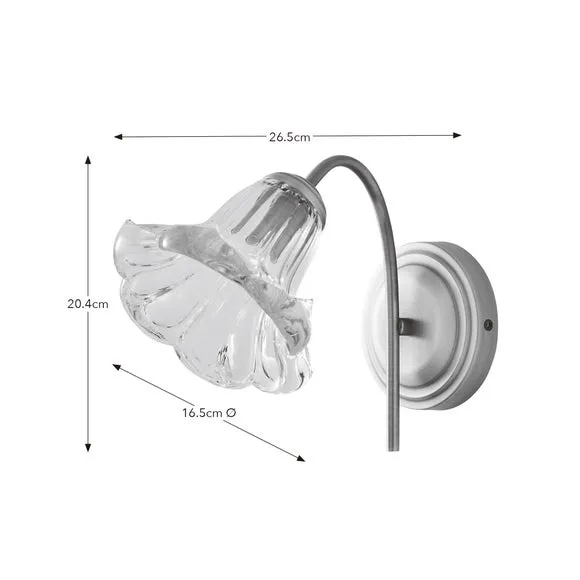 Sophia Floral Wall Light 6