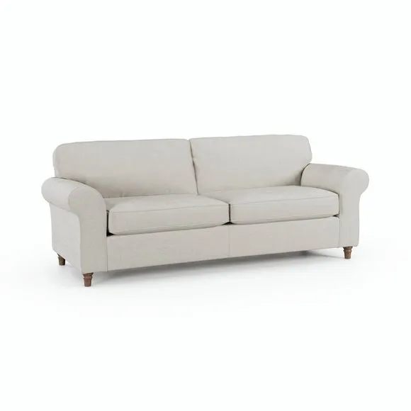 Flori Chenille Soft Texture 4 Seater Sofa 6