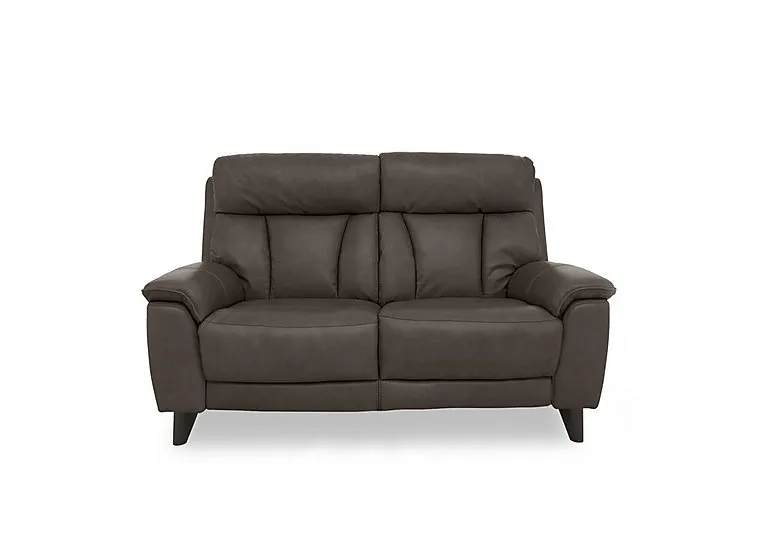Dreamer 2 Seater Leather Sofa with Power Recliner - Dark Chocolate