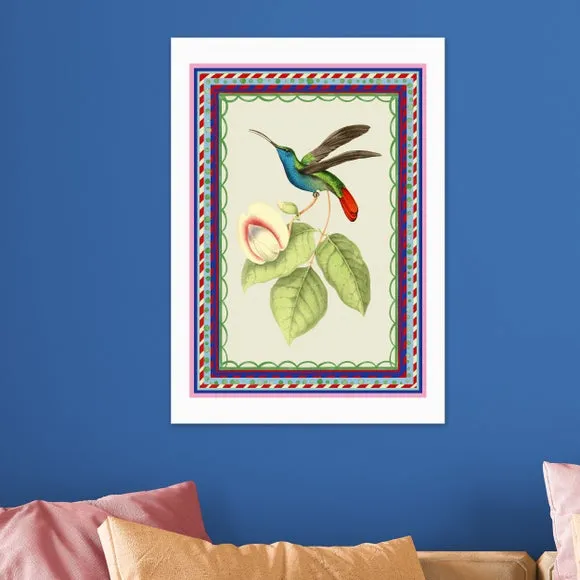 East End Prints Birdframe Hummingbird Print 1