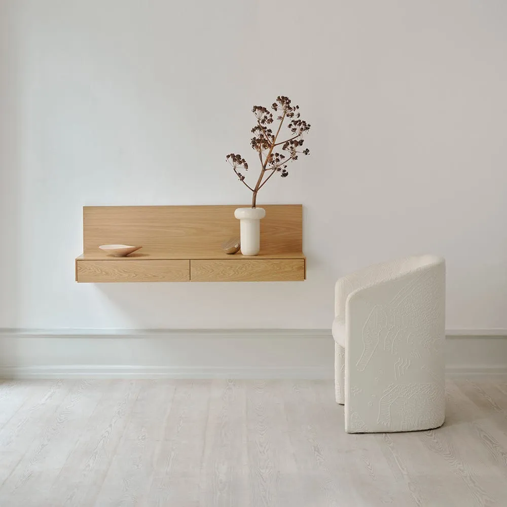 New Works Tana Wall Mounted Media Module Walnut 4