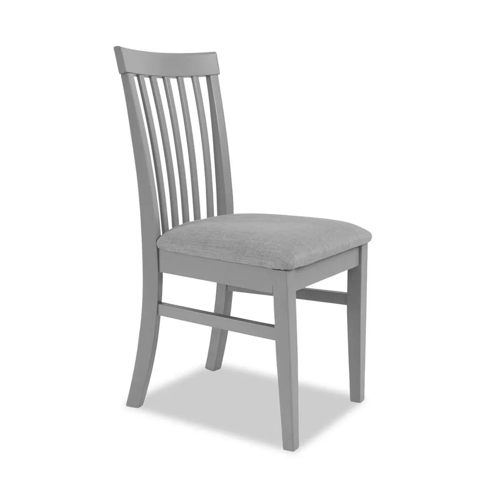 Statement Furniture Florence Highback Upholstered Chairs Set of 2 in Light Grey 5