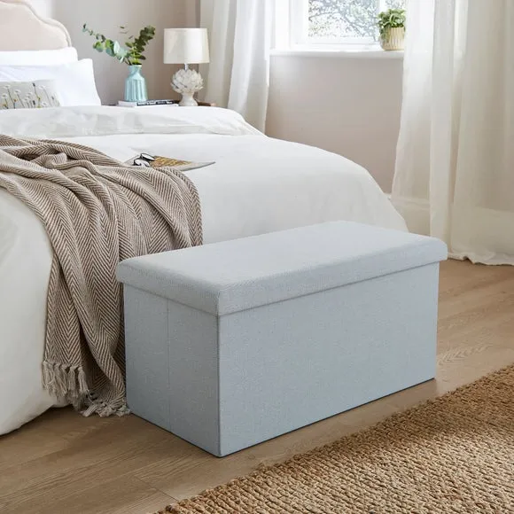 Herringbone Rectangle Ottoman