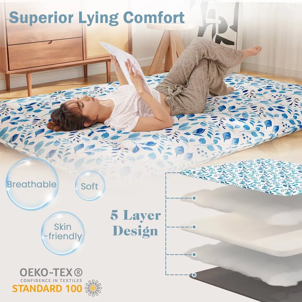 Costway King Size Japanese Floor Mattress Futon Mattress 190x135x10cm 4
