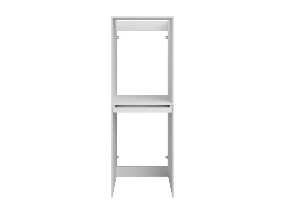 Vente-unique Washing Machine & Tumble Dryer Cabinet - White - W64 X H184 Cm - 4