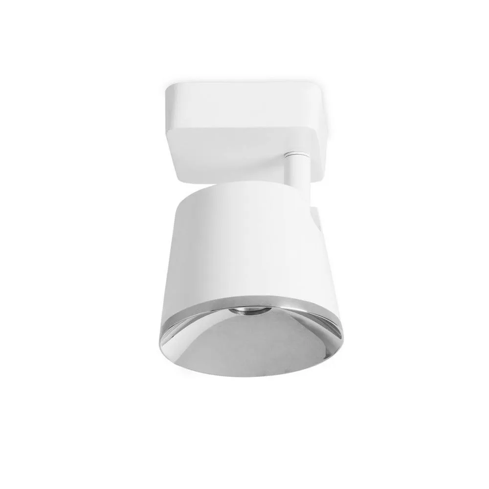 Netlighting Drone Integrated LED Indoor Dome Wall Ceiling Light Chrome White 4