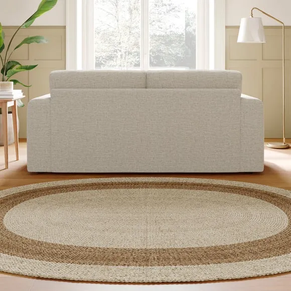 Abel Basketweave Reversible Corner Chaise Sofa 2