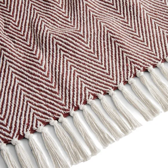 Jenson Herringbone Throw Blanket 4