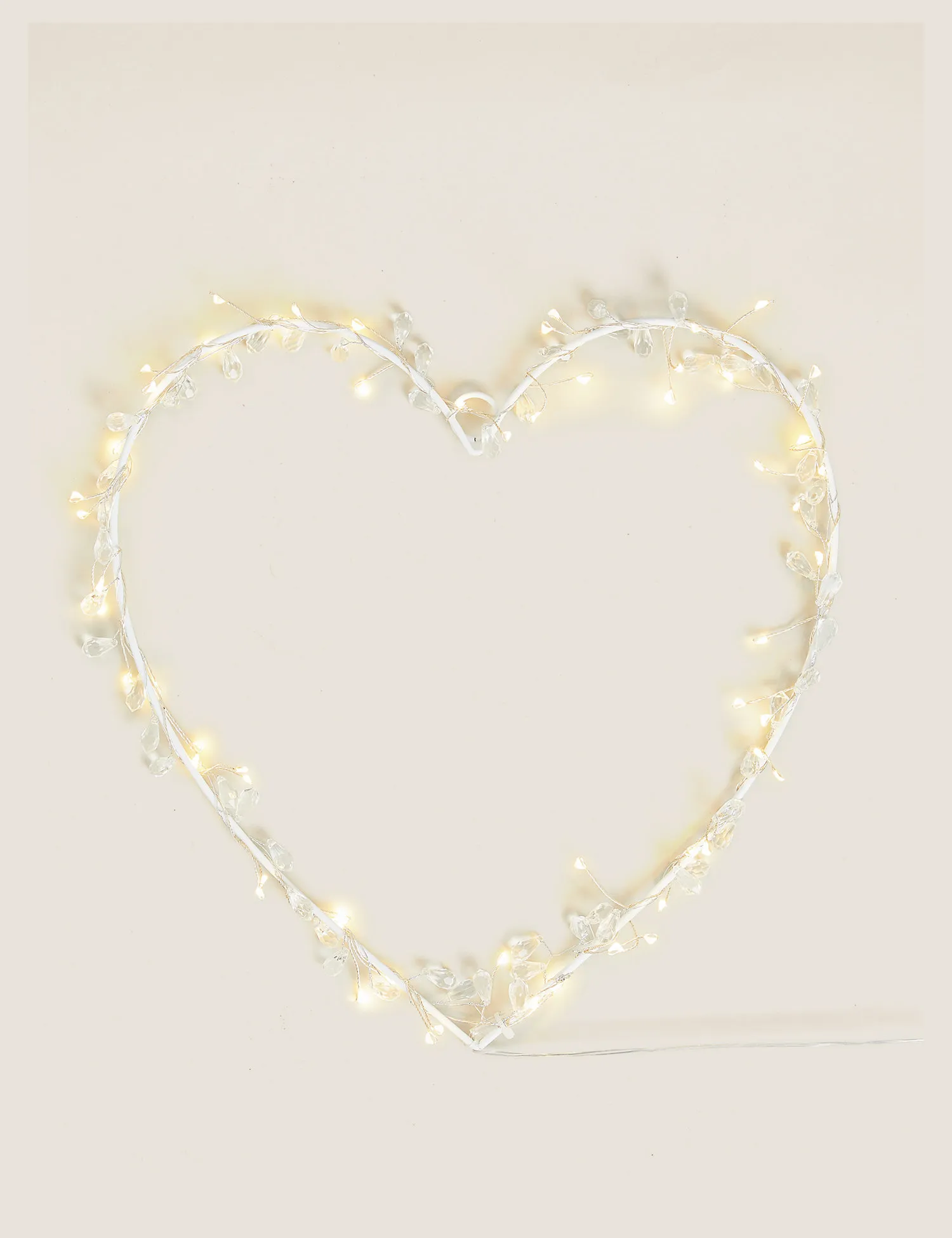 M&S Jewelled Heart Pre-lit Room Decoration