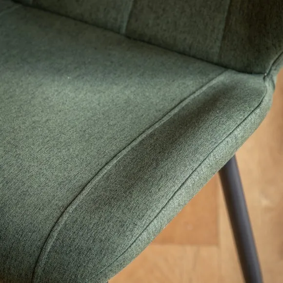 Set of 2 Mesa Flatweave Dining Chairs 3