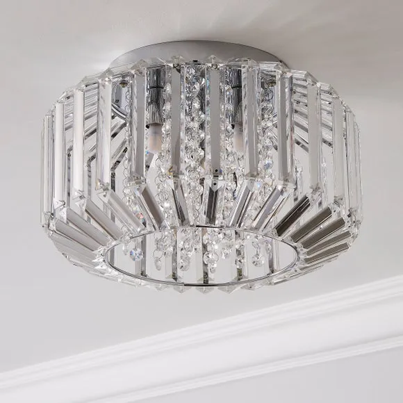 Chantilly Jewel Flush Ceiling Light 2