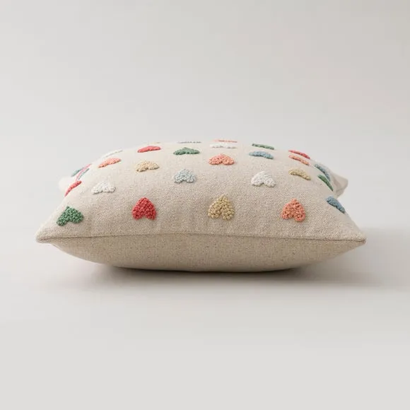 Hearts French Knot Cushion 4