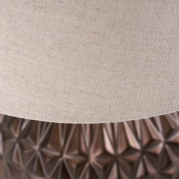 Anneli Aztec Texture Ceramic Table Lamp 6