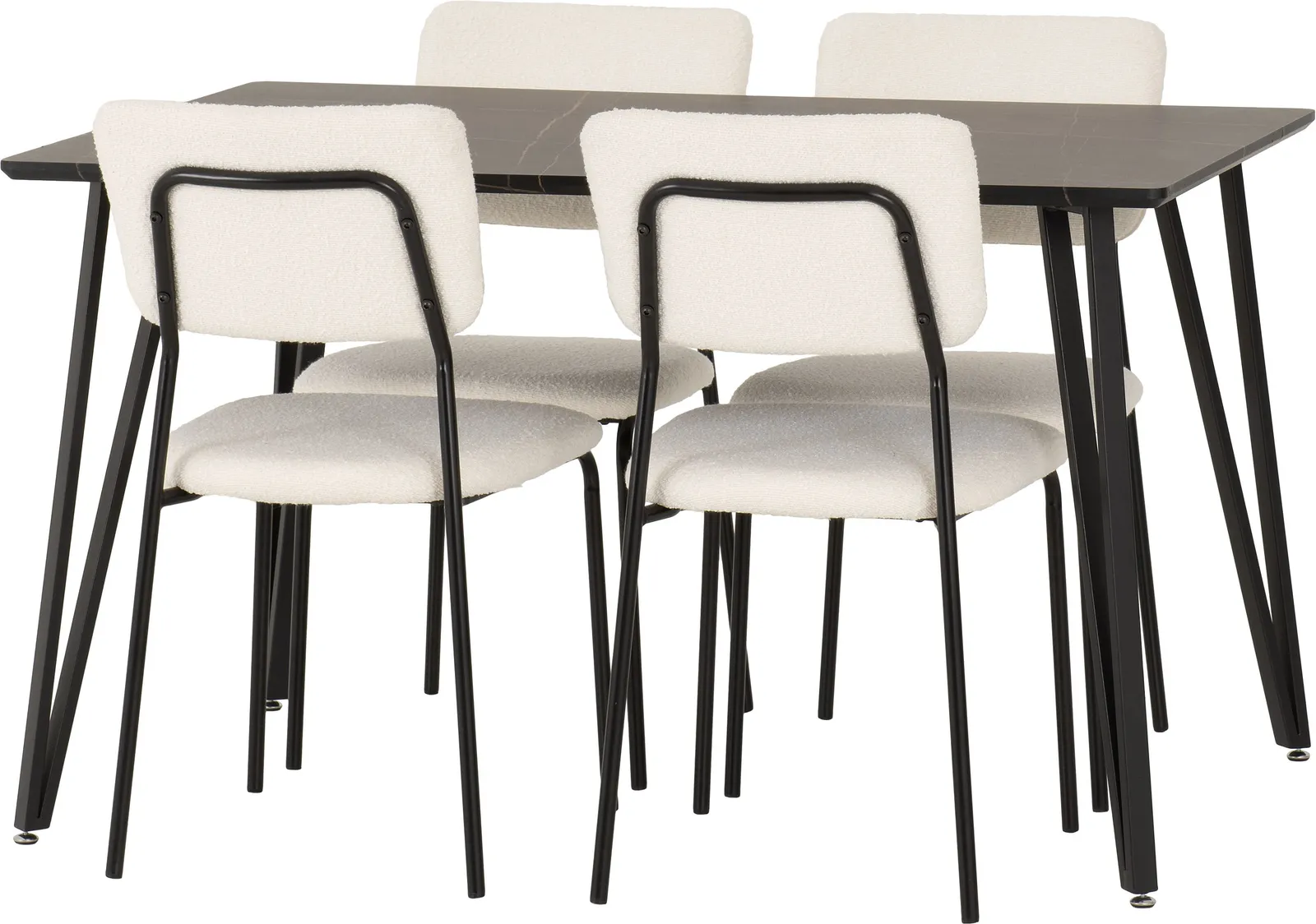 Seconique Marlow & Sheldon Dining Set in Ivory 3