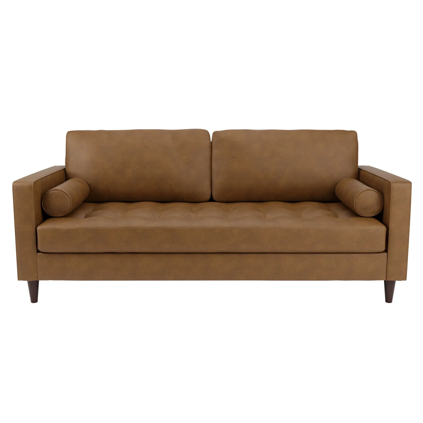 Zoe Faux Leather 3 Seater Sofa