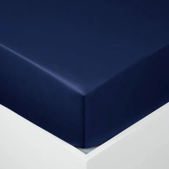 Hotel Cotton Sateen 400 Thread Count Grip Fitted Sheet 2