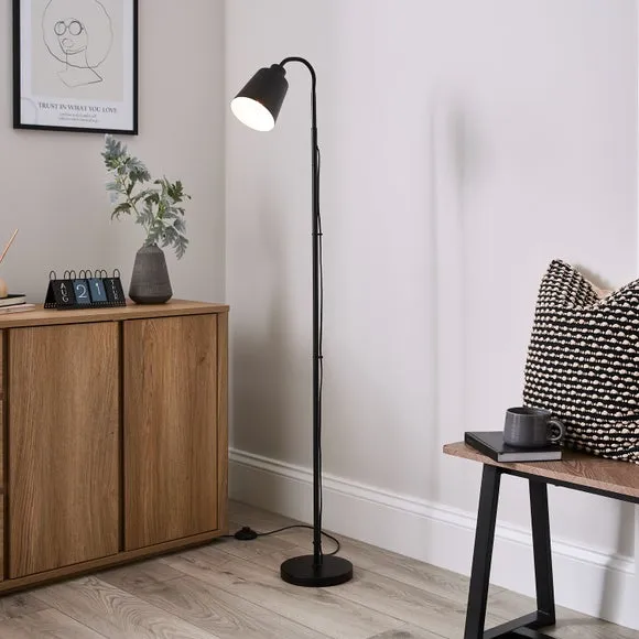 Sanford Goose Neck Adjustable Floor Lamp 1