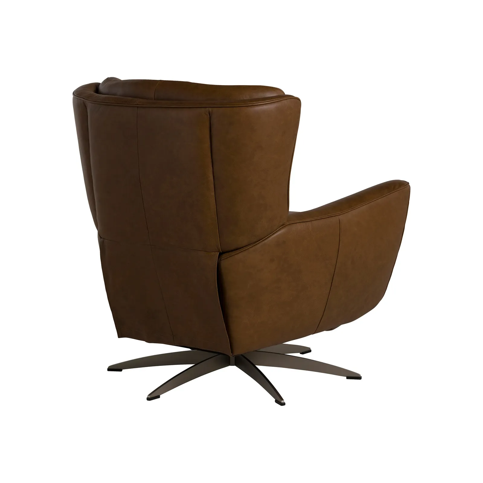 Charfield Swivel Recliner Chair 3015M, Brown Leather | Barker & Stonehouse 5