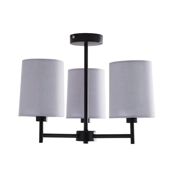 Prescot 3 Light Semi Flush Ceiling Light 5