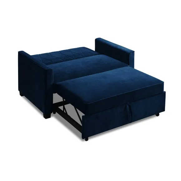Serena Velvet 2 Seater Sofa Bed 5