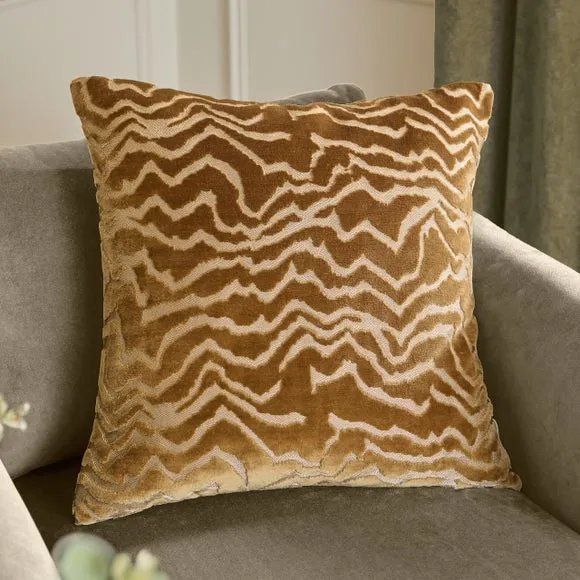 Paoletti Tierra Velvet Square Cushion
