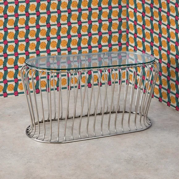 Yinka Ilori Trumpet Steel Coffee Table