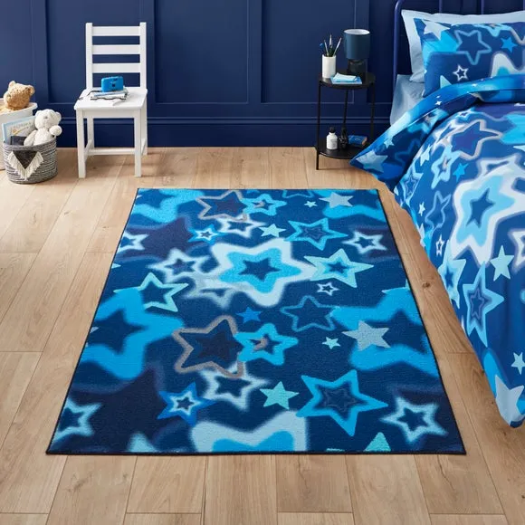 Catherine Lansfield Kids Ombre Stars Rug 1