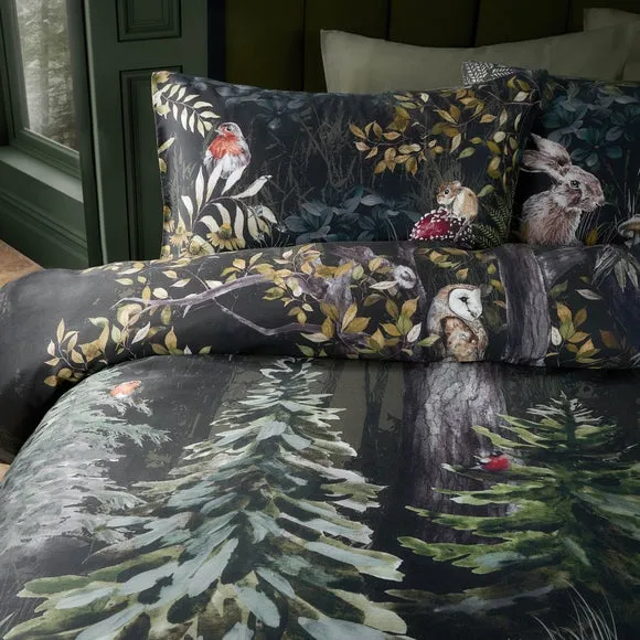 Riviera Sherwood Forest 100% Cotton Duvet Cover and Pillowcase Set 2