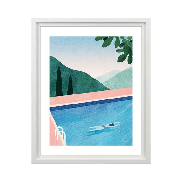The Art Group Swimming Pool II Framed Print 2