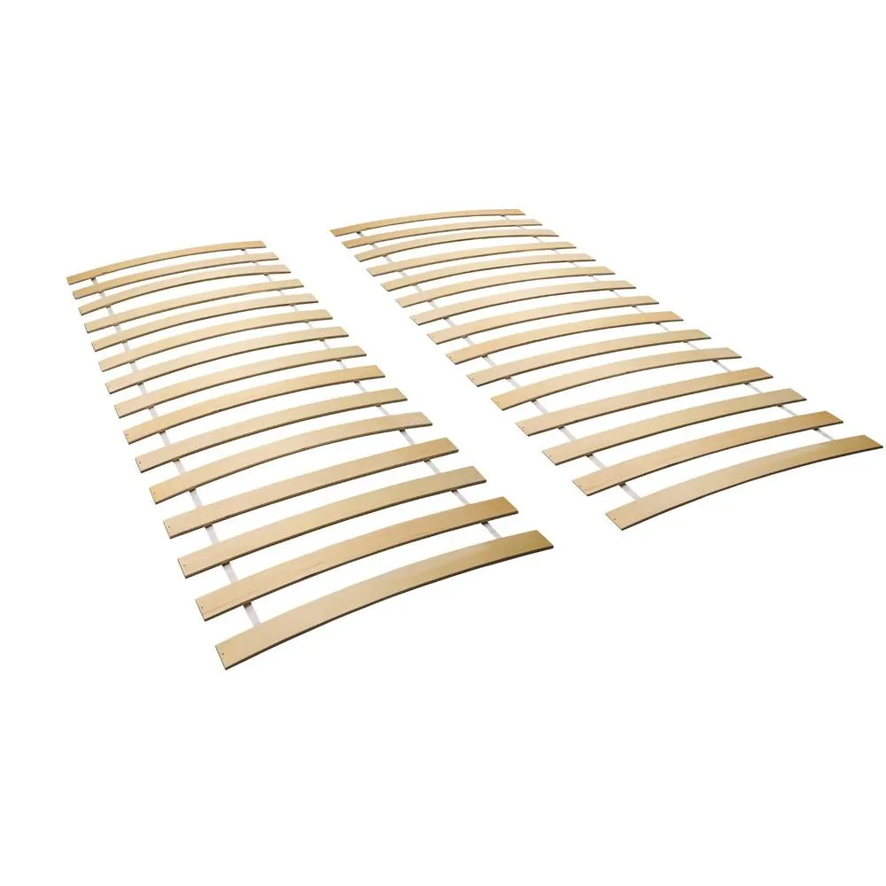 Nöa and Nani Wooden Slats for Double Bedframe in Brown