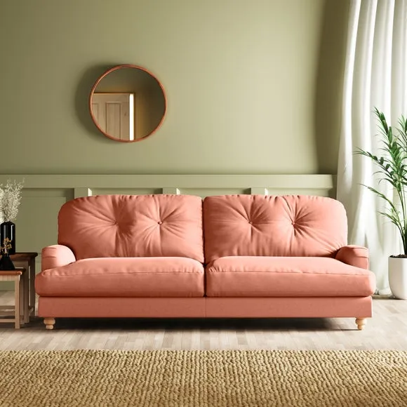 Martha Vintage Velvet 4 Seater Sofa