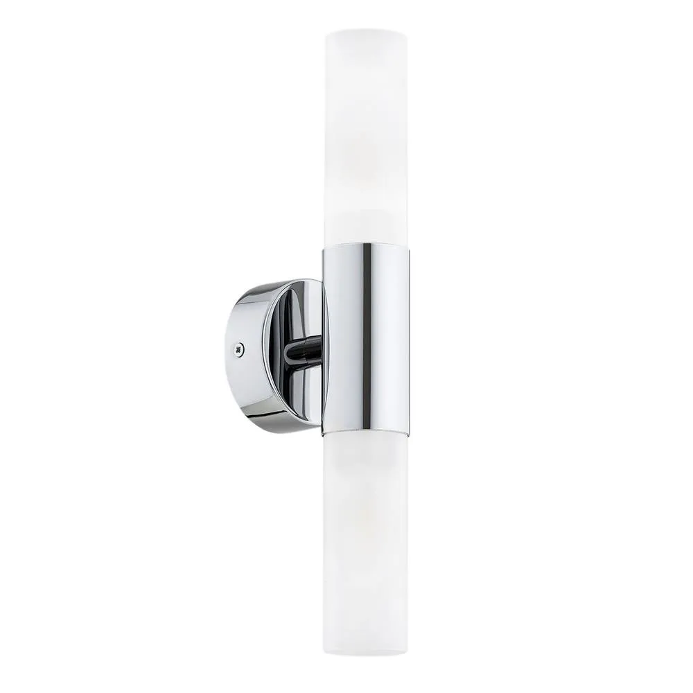 Netlighting Taylor Up & Down Wall Lamp Frosted Chrome in Grey 3