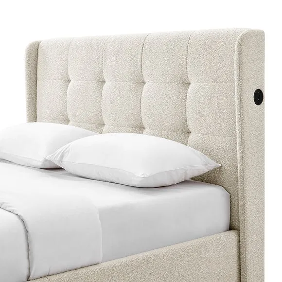 Koble Boucle Side Lift Ottoman TV Bed 5