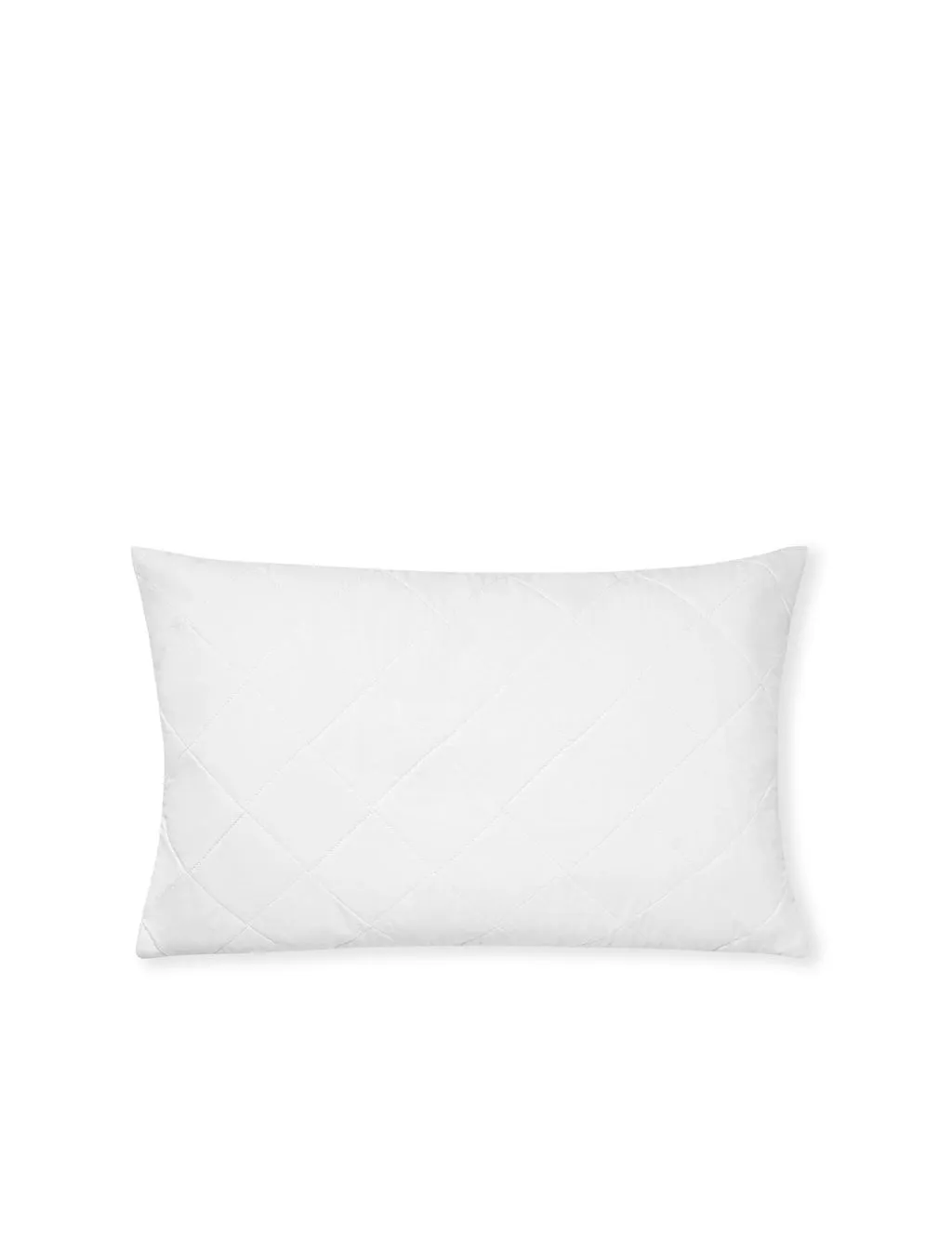 Bedfolk Pure Cotton Quilted Pillow Protector White