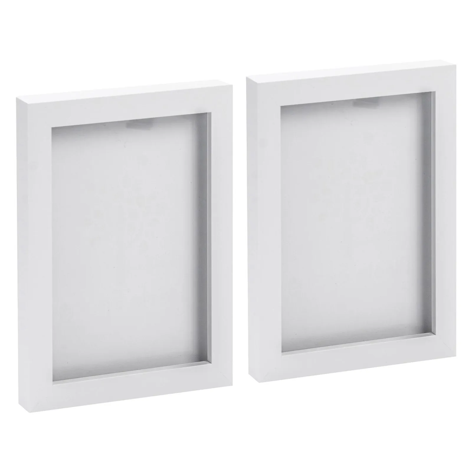 Nicola Spring Photo Frames - 5" x 7" - Pack of 2 in White 1