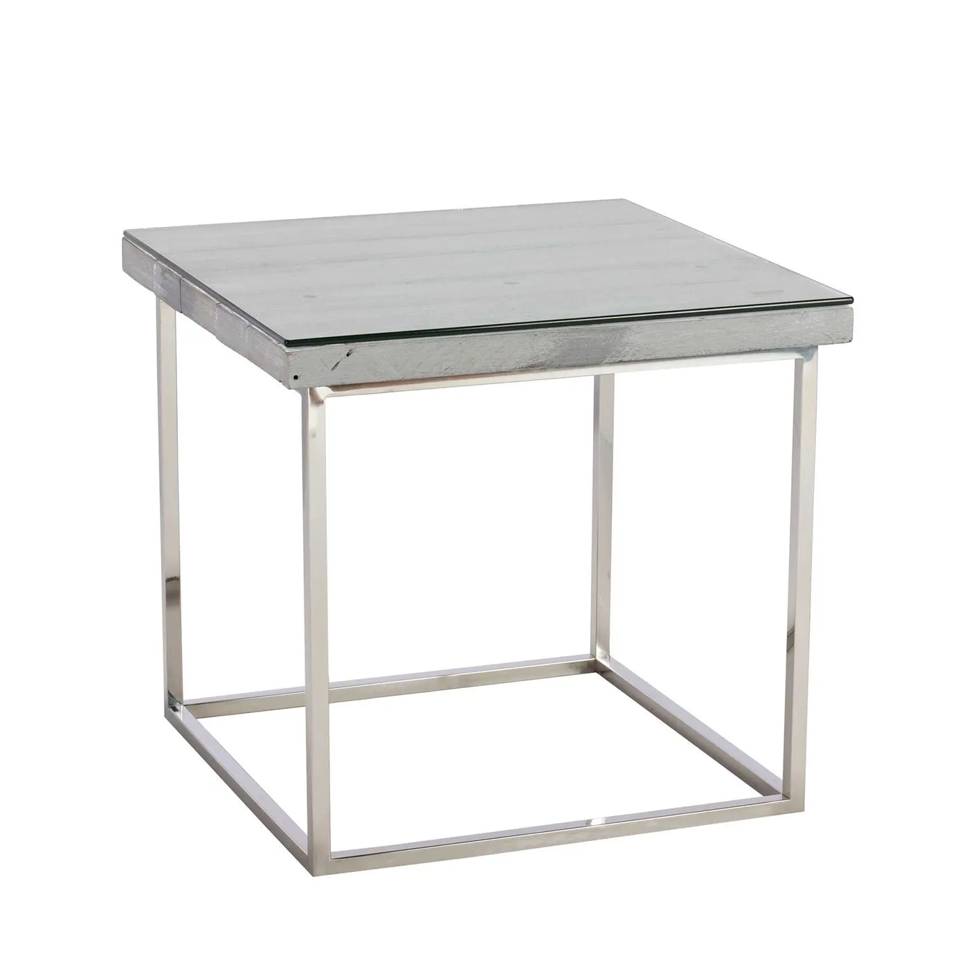 Caspian Chill Reclaimed Wood Side Table