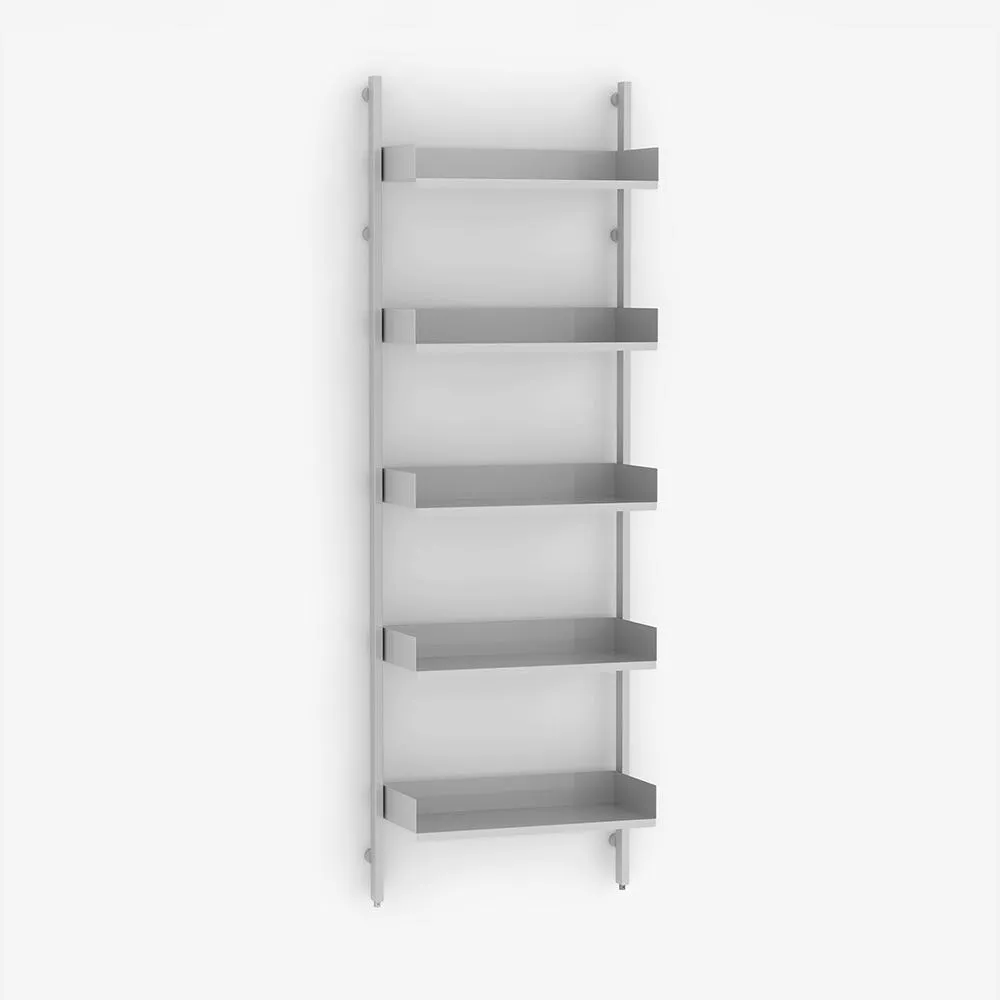 Case Slot Shelving Single 600 White 2